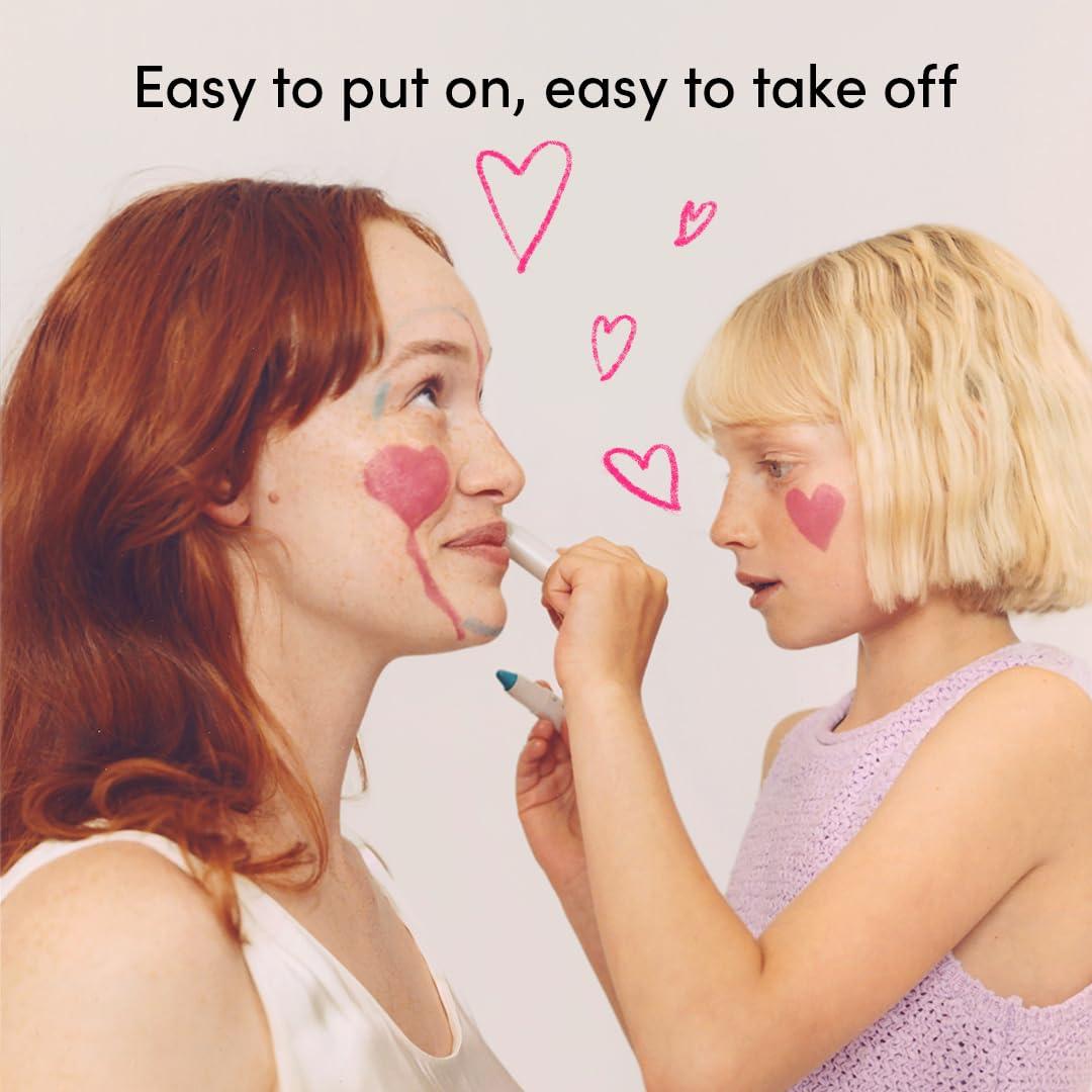 imageEvereden Kids Fantasy Face Crayon Trio NonToxic MultiPurpose Face Eye ampamp Lip Crayon  Creamy Clean Makeup for Kids  Vegan ampamp Safe for Sensitive SkinLittle Lilac
