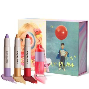 imageEvereden Kids Fantasy Face Crayon Trio NonToxic MultiPurpose Face Eye ampamp Lip Crayon  Creamy Clean Makeup for Kids  Vegan ampamp Safe for Sensitive SkinLuxe Gift Box
