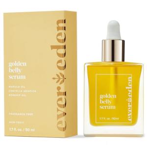 imageEvereden Mama DUO wt Gua Sha  Golden Belly Stretch Mark Oil ampamp Nourishing Stretch Mark Cream  DermatologistDeveloped Clean ampamp Vegan Maternity Skin Care for Skin HydrationGolden