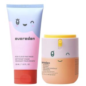 imageHappy Morning DUO Kids Spa Headband for Girls Clean ampamp Vegan Skin Care Bundle  Cloud Face Wash  SPF 20 Mineral Face Cream  NonToxic  EasytoUse SkincareMorning Duo