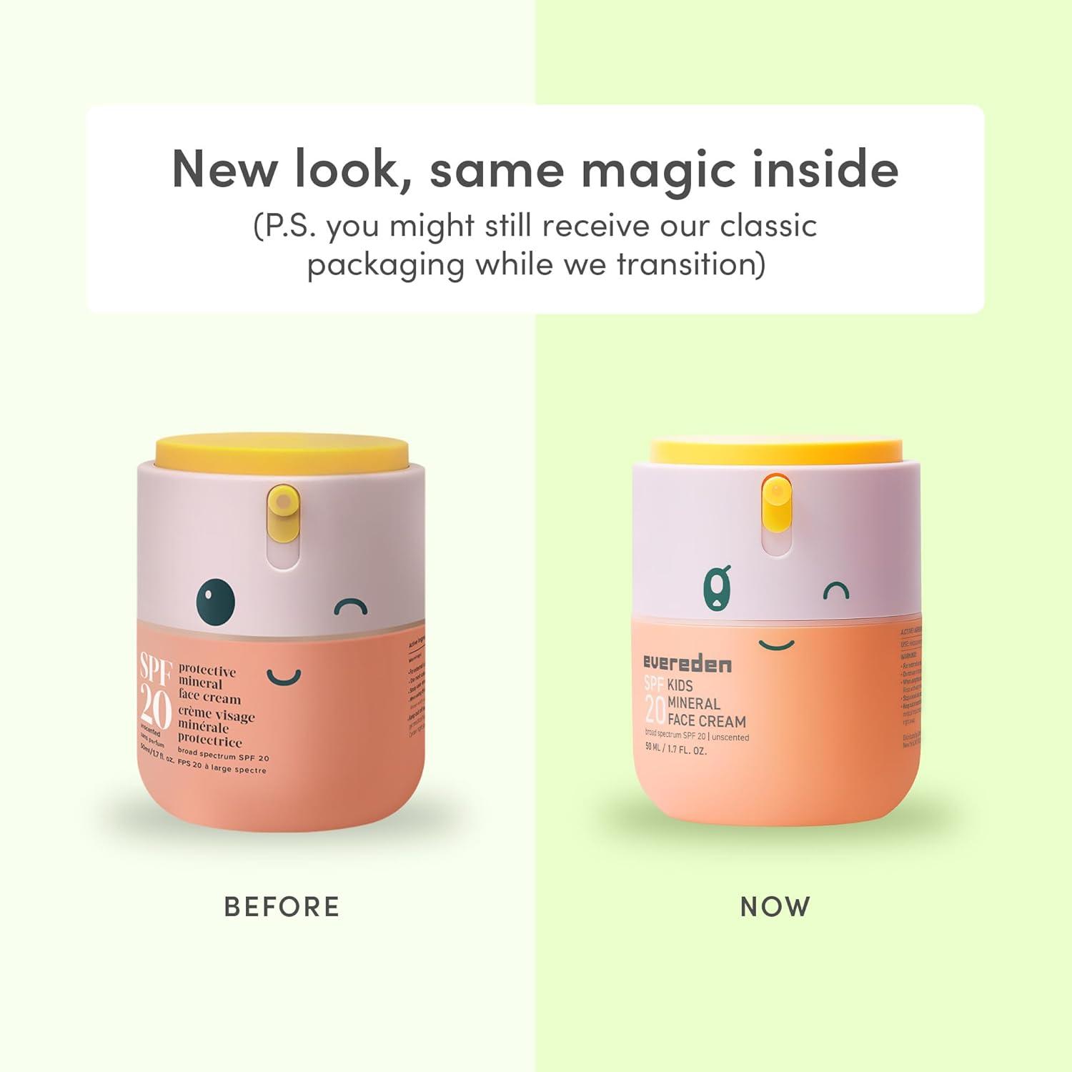 imageEvereden Kids Happy Morning DUO Clean ampamp Vegan Skin Care Bundle  Kids Skin Care Cloud Face Wash  SPF 20 Mineral Face Cream  NonToxic  NonComedogenic  Fun  EasytoUse Skincare for Toddlers