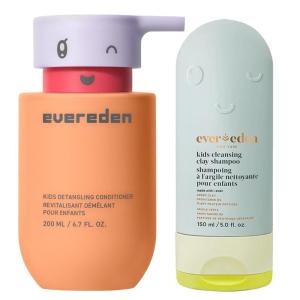imageEvereden After Swim ampamp Sports Kids Shampoo With Cleansing Clay and Kids Conditioner Detangler set  Made With Clean and Nontoxic Ingredients  Any Hair Type
