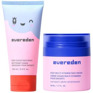 imageEvereden Kids Cloud Face Wash Tropical Sorbet 34 fl oz ampamp Kids Face Cream Cool Peach 17 oz  Creamy ampamp Fun Skin Care for Toddlers  EasytoUse Face Wash ampamp Cream  Nontoxic and Safe Skin Care