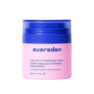 imageEvereden Kids Face Cream Cool Peach 17 oz  Face Lotion  Clean and NonToxic Face Moisturizer  MultiVitamin Skin Care for KidsCool Peach