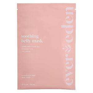imageEvereden Soothing Belly Mask  4 Belly Masks for Pregnant Women  One Size  Hydrating Nourishing ampamp Soothing Pregnancy Skin Care Belly Masks  Clean ampamp Vegan Pregnancy ampamp Maternity ProductsOne Size